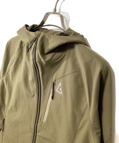 ROGER EGGER（ロジャーエーガー）ROGER EGGER (ロジャーエーガー) BYFARDRY EX SOFTSHELL JKT カーキ サイズ:Lの古着・服飾アイテム