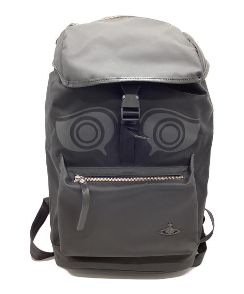 Vivienne Westwood（ヴィヴィアンウエストウッド）Vivienne Westwood (ヴィヴィアンウエストウッド) バックパック　グリークアイ ブラックの古着・服飾アイテム
