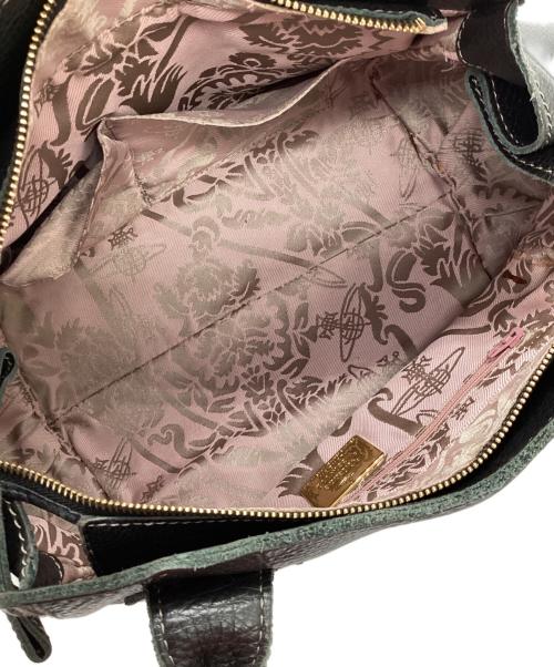 Vivienne Westwood（ヴィヴィアンウエストウッド）Vivienne Westwood (ヴィヴィアンウエストウッド) タッセルハンドバッグ ブラックの古着・服飾アイテム