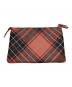 Vivienne Westwood (ヴィヴィアンウエストウッド) クラッチバッグ オレンジ×ブラック：9000円