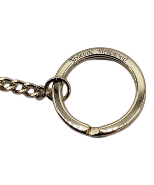 Vivienne Westwood（ヴィヴィアンウエストウッド）Vivienne Westwood (ヴィヴィアンウエストウッド) カードケース オレンジ×ブラックの古着・服飾アイテム