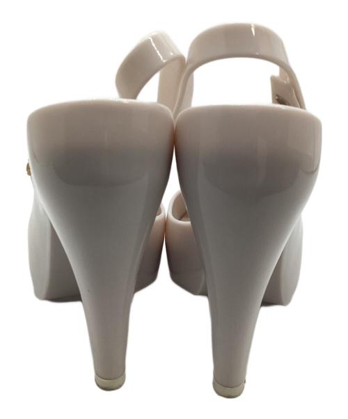 Vivienne Westwood（ヴィヴィアンウエストウッド）Vivienne Westwood (ヴィヴィアンウエストウッド) ラバーパンプス　	melissa アイボリー×ブラック サイズ:23 1/2の古着・服飾アイテム