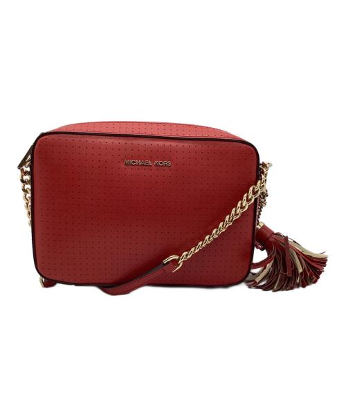MICHAEL KORS（マイケル・コース）MICHAEL KORS (マイケル・コース) ショルダーバッグ レッドの古着・服飾アイテム