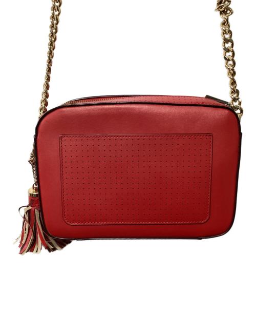 MICHAEL KORS（マイケル・コース）MICHAEL KORS (マイケル・コース) ショルダーバッグ レッドの古着・服飾アイテム
