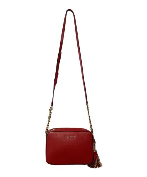MICHAEL KORS（マイケル・コース）MICHAEL KORS (マイケル・コース) ショルダーバッグ レッドの古着・服飾アイテム