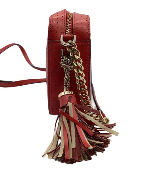 MICHAEL KORS（マイケル・コース）MICHAEL KORS (マイケル・コース) ショルダーバッグ レッドの古着・服飾アイテム