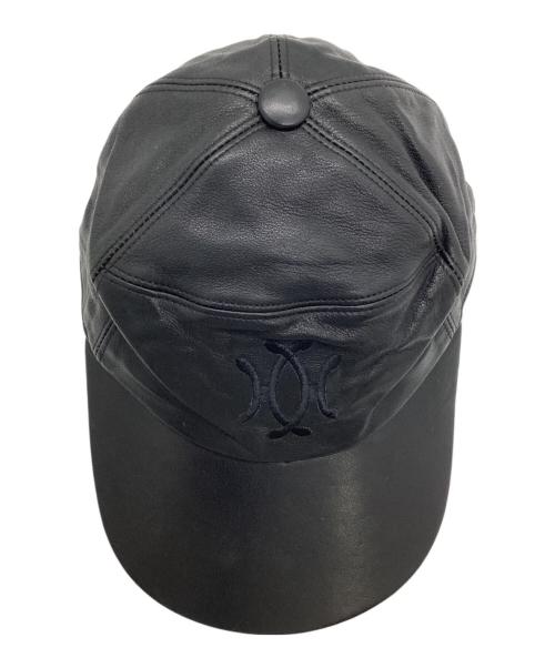 MOTSCH HERMES（モッチ エルメス）MOTSCH HERMES (モッチ エルメス) レザーキャップ ブラック サイズ:57の古着・服飾アイテム
