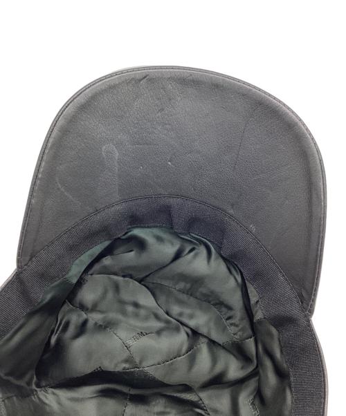 MOTSCH HERMES（モッチ エルメス）MOTSCH HERMES (モッチ エルメス) レザーキャップ ブラック サイズ:57の古着・服飾アイテム
