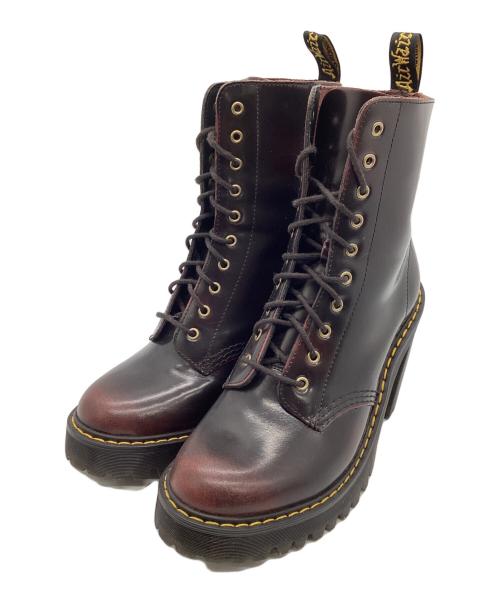 Dr.Martens（ドクターマーチン）Dr.Martens (ドクターマーチン) 10ホールヒールブーツ　KENDRA ブラウン サイズ:UK5の古着・服飾アイテム
