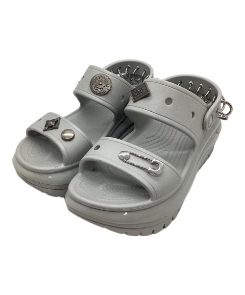 crocs（クロックス）crocs (クロックス) 厚底サンダル　Mege Crush グレー サイズ:M7の古着・服飾アイテム