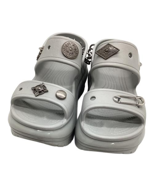 crocs（クロックス）crocs (クロックス) 厚底サンダル　Mege Crush グレー サイズ:M7の古着・服飾アイテム