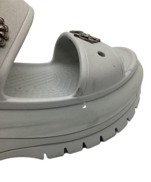 crocs（クロックス）crocs (クロックス) 厚底サンダル　Mege Crush グレー サイズ:M7の古着・服飾アイテム