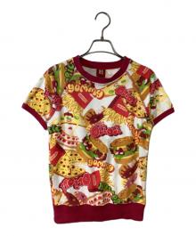 Hysteric Glamour（ヒステリックグラマー）の古着「半袖リンガーTシャツ」｜ホワイト×ピンク