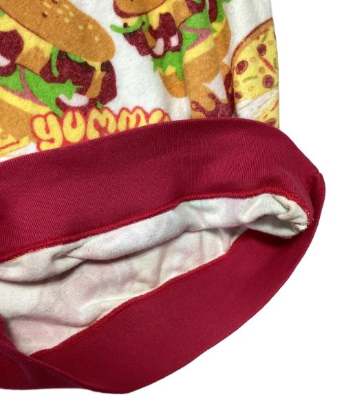 Hysteric Glamour（ヒステリックグラマー）Hysteric Glamour (ヒステリックグラマー) 半袖リンガーTシャツ ホワイト×ピンク サイズ:FREEの古着・服飾アイテム