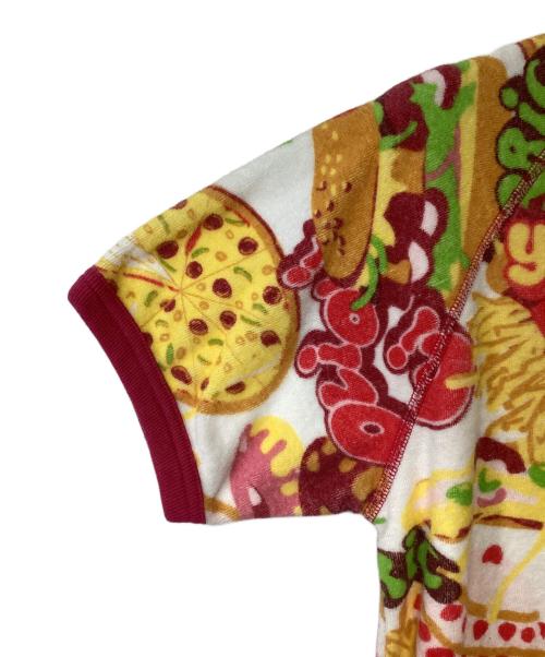 Hysteric Glamour（ヒステリックグラマー）Hysteric Glamour (ヒステリックグラマー) 半袖リンガーTシャツ ホワイト×ピンク サイズ:FREEの古着・服飾アイテム