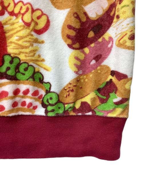 Hysteric Glamour（ヒステリックグラマー）Hysteric Glamour (ヒステリックグラマー) 半袖リンガーTシャツ ホワイト×ピンク サイズ:FREEの古着・服飾アイテム