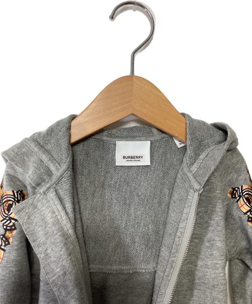 BURBERRY（バーバリー）BURBERRY (バーバリー) ジップパーカー　トーマスベア グレー サイズ:80cmの古着・服飾アイテム