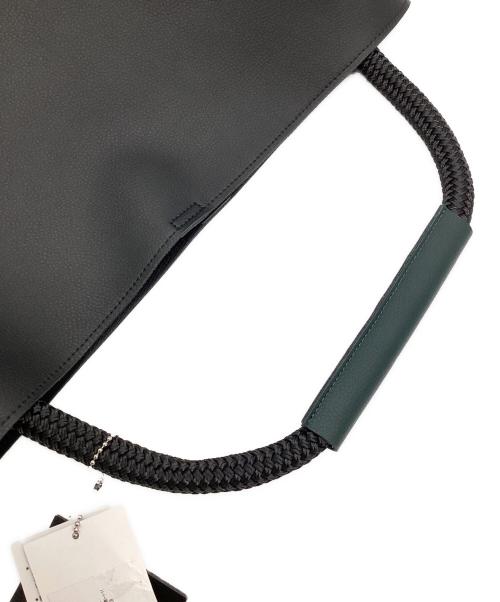 ZUCCA（ズッカ）ZUCCA (ズッカ) YACHT ROPE BAG ブラック×グリーン サイズ:F 未使用品の古着・服飾アイテム