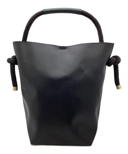 ZUCCA（ズッカ）ZUCCA (ズッカ) YACHT ROPE BAG ブラック×グリーンの古着・服飾アイテム