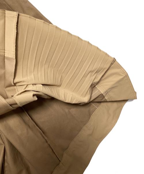 CASA FLINE（カーサフライン）CASA FLINE (カーサフライン) フロントホックプリーツワンピース ブラウン サイズ:Fの古着・服飾アイテム