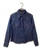 BURBERRY LONDONバーバリーロンドン）の古着「デニムジャケット」｜ネイビー