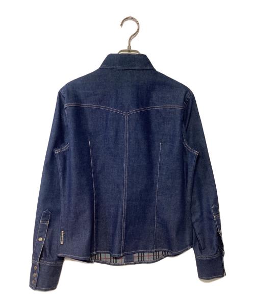 BURBERRY LONDON（バーバリーロンドン）BURBERRY LONDON (バーバリーロンドン) デニムジャケット ネイビー サイズ:40の古着・服飾アイテム