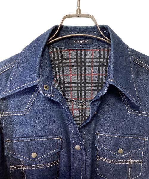 BURBERRY LONDON（バーバリーロンドン）BURBERRY LONDON (バーバリーロンドン) デニムジャケット ネイビー サイズ:40の古着・服飾アイテム