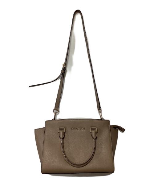 MICHAEL KORS（マイケル・コース）MICHAEL KORS (マイケルコース) 2WAYバッグ ブラウンの古着・服飾アイテム