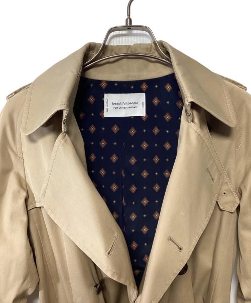 beautiful people（ビューティフルピープル）beautiful people (ビューティフルピープル) UNITED ARROWS (ユナイテッドアローズ) トレンチコート ベージュ サイズ:140の古着・服飾アイテム