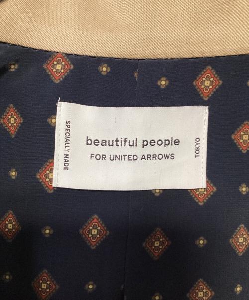 beautiful people（ビューティフルピープル）beautiful people (ビューティフルピープル) UNITED ARROWS (ユナイテッドアローズ) トレンチコート ベージュ サイズ:140の古着・服飾アイテム