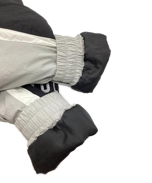 PERUSHU（ペルーシュ）PERUSHU (ペルーシュ) 中綿ナイロンジャケット ブラック×グレー サイズ:Mの古着・服飾アイテム