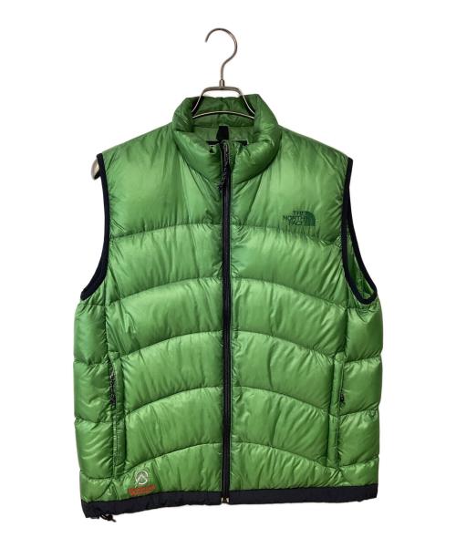 THE NORTH FACE（ザ ノース フェイス）THE NORTH FACE (ザ ノース フェイス) ダウンジャケット ACONCAGUA VEST グリーン サイズ:Mの古着・服飾アイテム