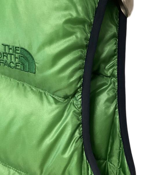 THE NORTH FACE（ザ ノース フェイス）THE NORTH FACE (ザ ノース フェイス) ダウンジャケット ACONCAGUA VEST グリーン サイズ:Mの古着・服飾アイテム