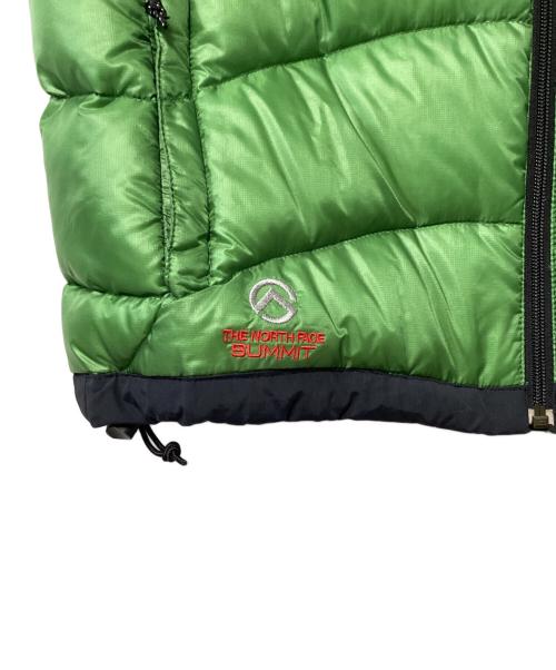 THE NORTH FACE（ザ ノース フェイス）THE NORTH FACE (ザ ノース フェイス) ダウンジャケット ACONCAGUA VEST グリーン サイズ:Mの古着・服飾アイテム