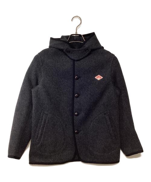 DANTON（ダントン）DANTON (ダントン) ウールモッサジャケット グレー×ブラック サイズ:36の古着・服飾アイテム