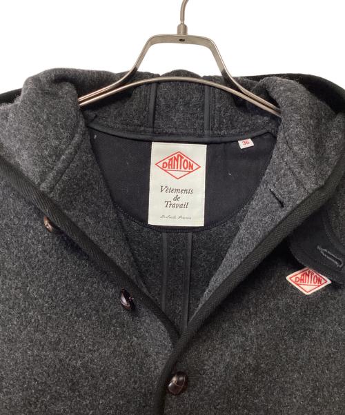 DANTON（ダントン）DANTON (ダントン) ウールモッサジャケット グレー×ブラック サイズ:36の古着・服飾アイテム