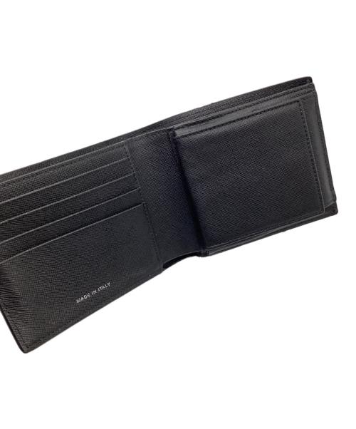 MARNI（マルニ）MARNI (マルニ) 2つ折り財布 ネイビー×ブラックの古着・服飾アイテム