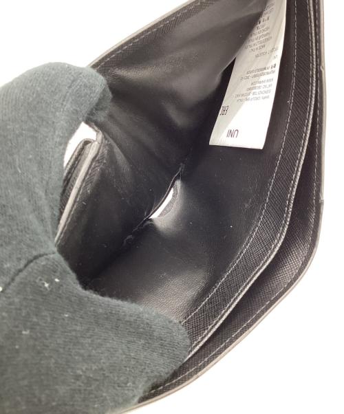 MARNI（マルニ）MARNI (マルニ) 2つ折り財布 ネイビー×ブラックの古着・服飾アイテム