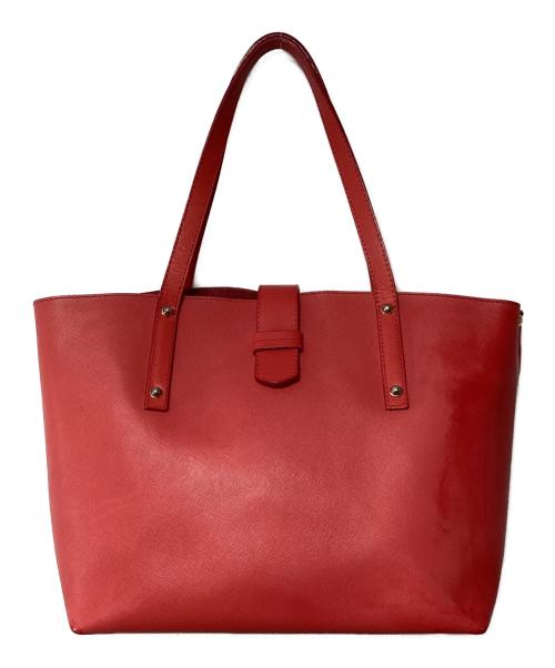 BARNEYS NEWYORK（バーニーズ・ニューヨーク）BARNEYS NEWYORK (バーニーズ・ニューヨーク) トートバッグ＆ポーチセット レッドの古着・服飾アイテム