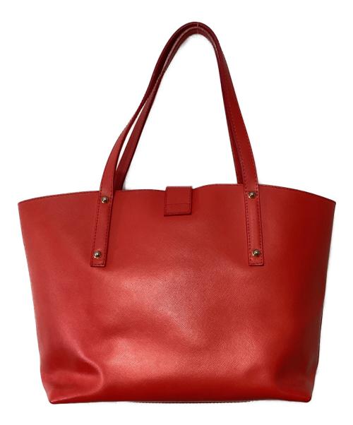BARNEYS NEWYORK（バーニーズ・ニューヨーク）BARNEYS NEWYORK (バーニーズ・ニューヨーク) トートバッグ＆ポーチセット レッドの古着・服飾アイテム
