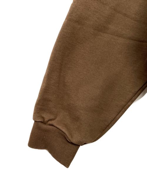 KEBOZ（ケボズ）KEBOZ (ケボズ) 刺繍ロゴパーカー ブラウン サイズ:XXLARGEの古着・服飾アイテム