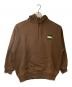 KEBOZ（ケボズ）の古着「刺繍ロゴパーカー」｜ブラウン