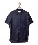 JIL SANDERジルサンダー）の古着「半袖シャツ」｜ネイビー