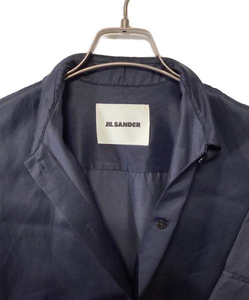 JIL SANDER（ジルサンダー）JIL SANDER (ジルサンダー) 半袖シャツ ネイビー サイズ:34の古着・服飾アイテム
