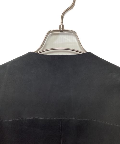 SHEARLING（シャーリング）SHEARLING (シャーリング) ムートンコート ブラック サイズ:38の古着・服飾アイテム