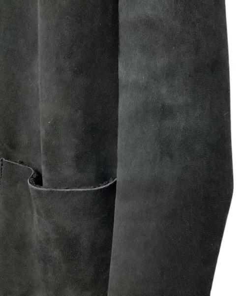 SHEARLING（シャーリング）SHEARLING (シャーリング) ムートンコート ブラック サイズ:38の古着・服飾アイテム