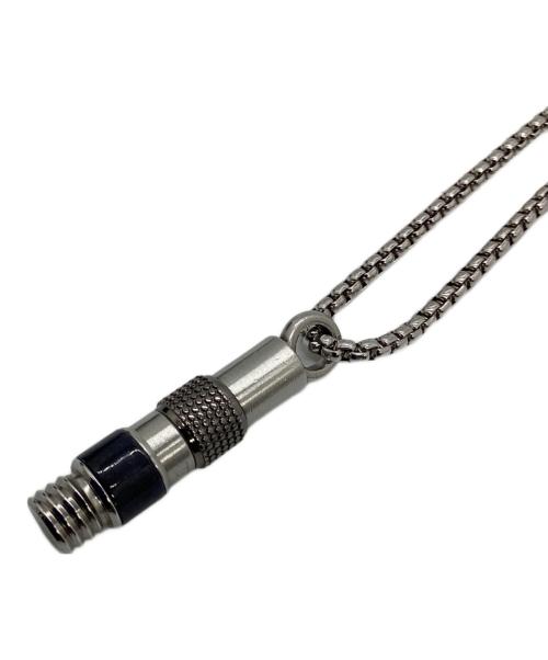 DIESEL（ディーゼル）DIESEL (ディーゼル) ネックレス シルバーカラー×ブラックの古着・服飾アイテム