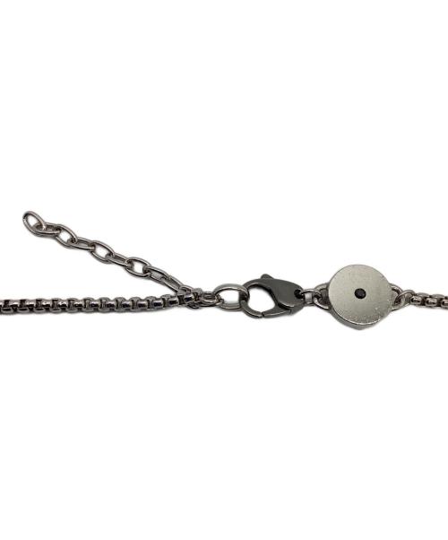 DIESEL（ディーゼル）DIESEL (ディーゼル) ネックレス シルバーカラー×ブラックの古着・服飾アイテム