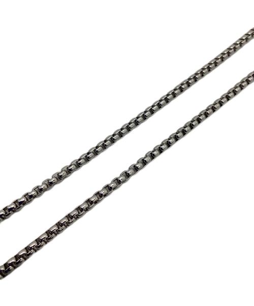 DIESEL（ディーゼル）DIESEL (ディーゼル) ネックレス シルバーカラー×ブラックの古着・服飾アイテム