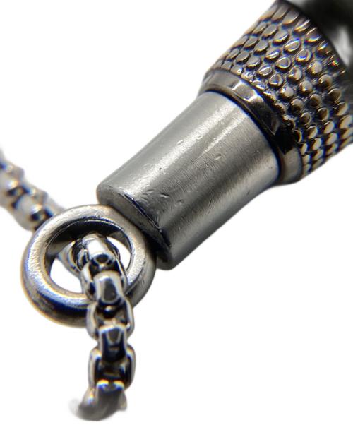 DIESEL（ディーゼル）DIESEL (ディーゼル) ネックレス シルバーカラー×ブラックの古着・服飾アイテム